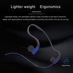 หูฟังกีฬาเอาท์ดอร์แบบแขวนหลังศีรษะควบคุมด้วยสาย ใช้เทคโนโลยี Bone Conduction