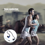 หูฟังกีฬาเอาท์ดอร์แบบแขวนหลังศีรษะควบคุมด้วยสาย ใช้เทคโนโลยี Bone Conduction