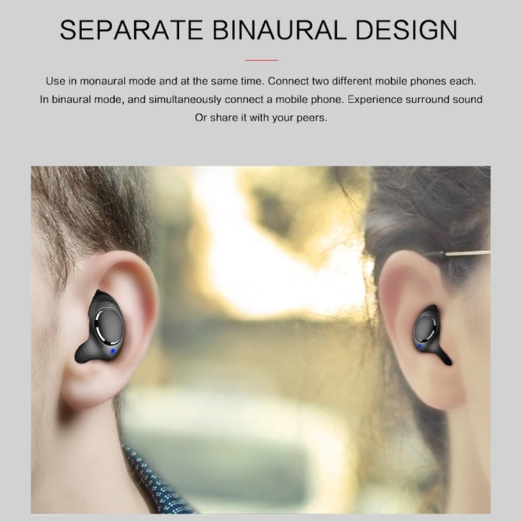 หูฟังบลูทูธแบบสอดหู X8 TWS สำหรับกีฬาเอาท์ดอร์ พร้อมกล่องชาร์จ Bluetooth V5.0
