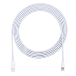 สายชาร์จเร็ว 2 เมตร USB-C / Type-C ตัวผู้ เป็น 8 พิน ตัวผู้