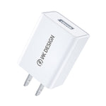 WK WP-U118 ที่ชาร์จเดินทาง 10W พอร์ต USB เดี่ยว อะแดปเตอร์ไฟ ปลั๊ก US, WP-U118 ปลั๊ก US