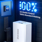 WK WP-U118 ที่ชาร์จเดินทาง 10W พอร์ต USB เดี่ยว อะแดปเตอร์ไฟ ปลั๊ก US, WP-U118 ปลั๊ก US