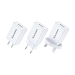 WK WP-U118 ที่ชาร์จเดินทาง 10W พอร์ต USB เดี่ยว อะแดปเตอร์ไฟ ปลั๊ก EU, WP-U118 ปลั๊ก EU