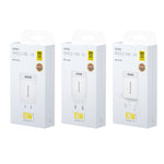 WK WP-U118 ที่ชาร์จเดินทาง 10W พอร์ต USB เดี่ยว อะแดปเตอร์ไฟ ปลั๊ก EU, WP-U118 ปลั๊ก EU