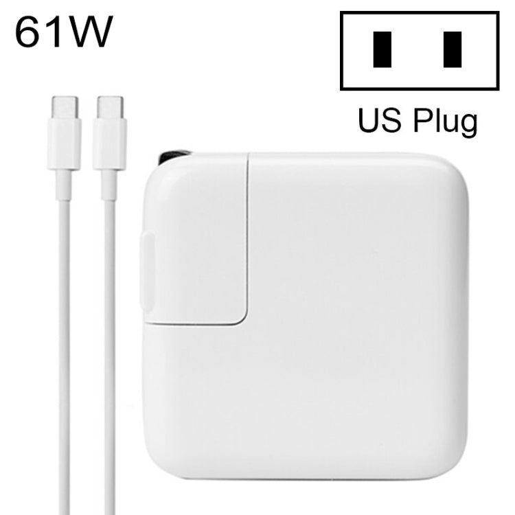 อะแดปเตอร์ไฟ 61W Type-C พร้อมสาย 1.8 ม., ปลั๊ก US, 61W ปลั๊ก US