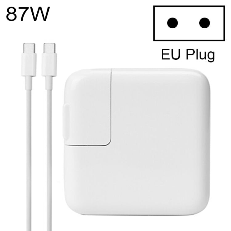 อะแดปเตอร์ชาร์จพกพา 87W Type-C พร้อมสายชาร์จ Type-C ยาว 1.8 เมตร ปลั๊ก EU