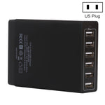 เครื่องชาร์จเร็ว XBX09A 50W 5V 2.4A 6 พอร์ต USB สำหรับเดินทาง