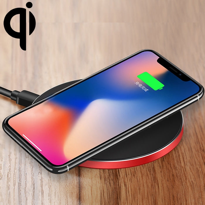 แผ่นชาร์จไร้สายแบบบางพิเศษ GY-68 อะลูมิเนียมอัลลอย ชาร์จเร็วมาตรฐาน Qi