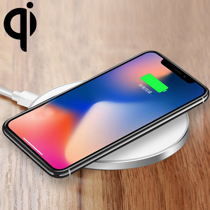 แผ่นชาร์จไร้สายแบบบางพิเศษ GY-68 อะลูมิเนียมอัลลอย ชาร์จเร็วมาตรฐาน Qi