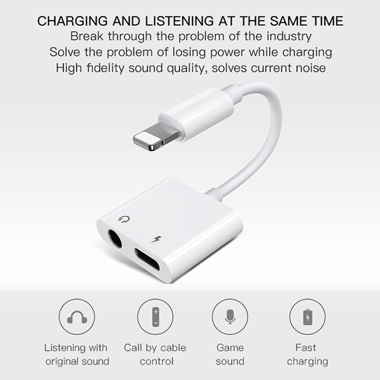อะแดปเตอร์คู่ Lightning สำหรับ Apple รุ่น JOYROOM S-Y104 Ben Series, ความยาว 1.2m