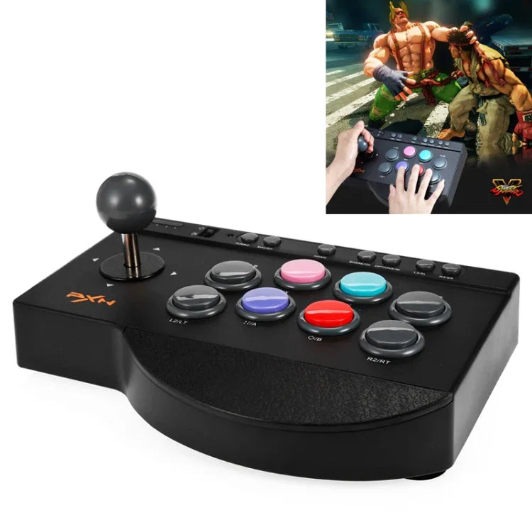 PXN PXN-0082 จอยสติ๊กเกม Gladiator Street Machine สำหรับ Nintendo Switch / PC / ระบบ Android / PS3 / PS4 / XboxOne, PXN-0082