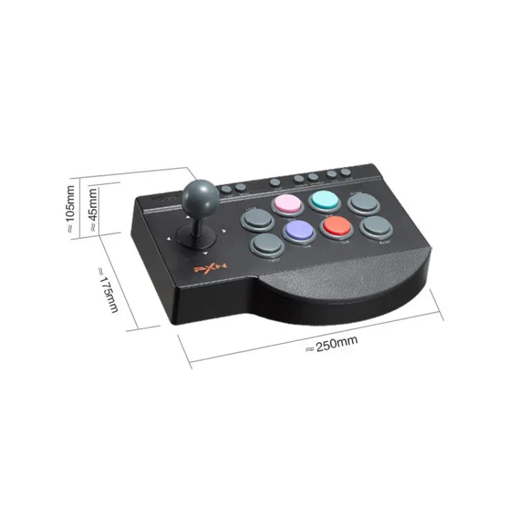 PXN PXN-0082 จอยสติ๊กเกม Gladiator Street Machine สำหรับ Nintendo Switch / PC / ระบบ Android / PS3 / PS4 / XboxOne, PXN-0082