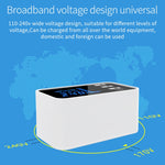CDA30 20W 3 พอร์ต USB + พอร์ต USB-C / Type-C ที่ชาร์จอเนกประสงค์พร้อมจอแสดงผล LED ปลั๊ก UK ปลั๊ก UK
