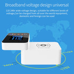CDA33Q 40W QC 3.0 USB + 3 พอร์ต USB + พอร์ต USB-C / Type-C ที่ชาร์จอเนกประสงค์พร้อมจอแสดงผล LED ปลั๊ก UK ปลั๊ก UK