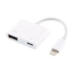 อะแดปเตอร์อ่านกล้อง NK101 8 Pin เป็น USB รองรับระบบ IOS 9.1 ขึ้นไป