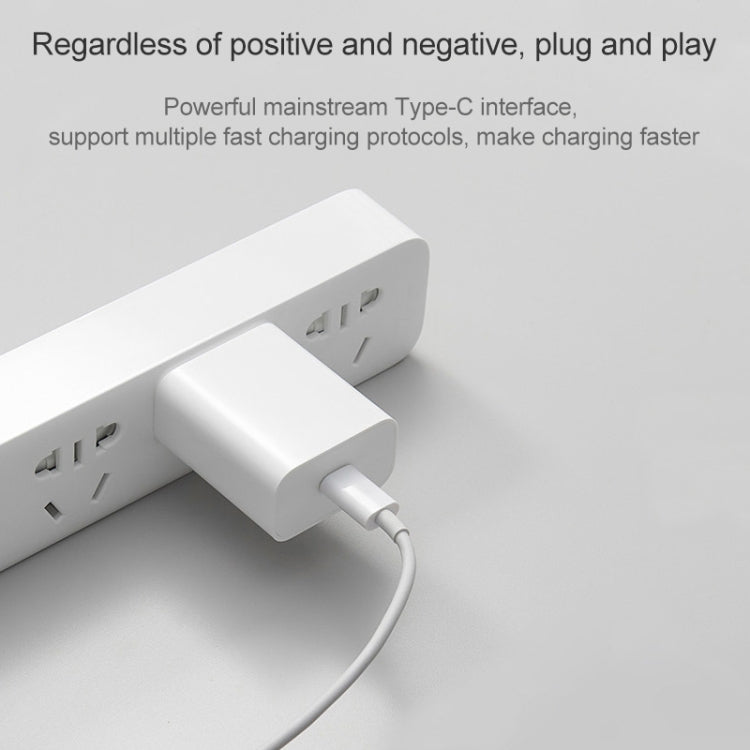 ที่ชาร์จเดินทาง Xiaomi แท้ AD201 20W พอร์ต USB-C / Type-C เดี่ยว รุ่นชาร์จเร็ว ปลั๊ก US, 20W