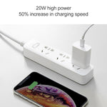 ที่ชาร์จเดินทาง Xiaomi แท้ AD201 20W พอร์ต USB-C / Type-C เดี่ยว รุ่นชาร์จเร็ว ปลั๊ก US, 20W