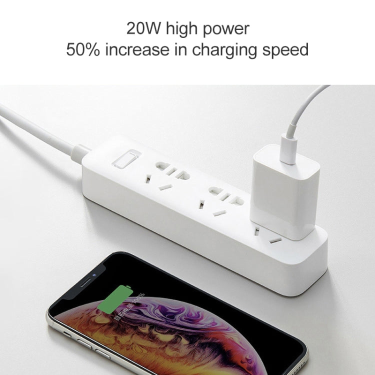 ที่ชาร์จเดินทาง Xiaomi แท้ AD201 20W พอร์ต USB-C / Type-C เดี่ยว รุ่นชาร์จเร็ว ปลั๊ก US, 20W