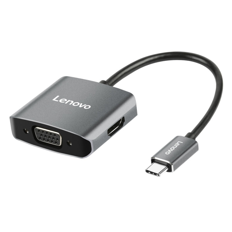 อะแดปเตอร์แปลง Lenovo C02 USB-C / Type-C เป็น HDMI + VGA ของแท้