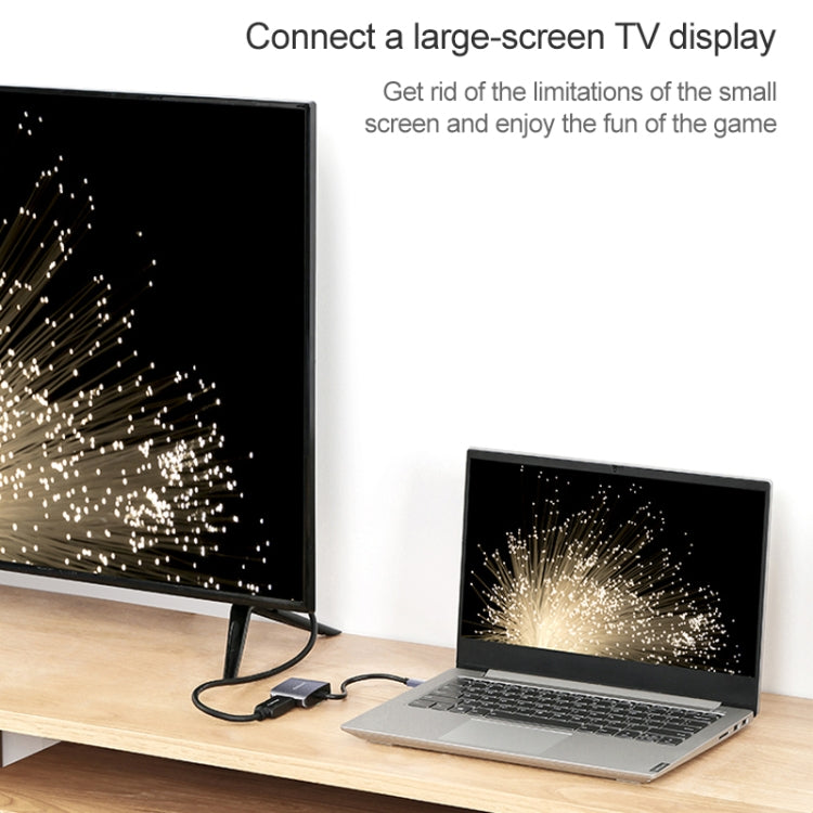 อะแดปเตอร์แปลง Lenovo C02 USB-C / Type-C เป็น HDMI + VGA ของแท้