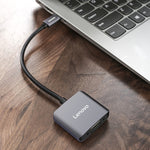 อะแดปเตอร์แปลง Lenovo C02 USB-C / Type-C เป็น HDMI + VGA ของแท้