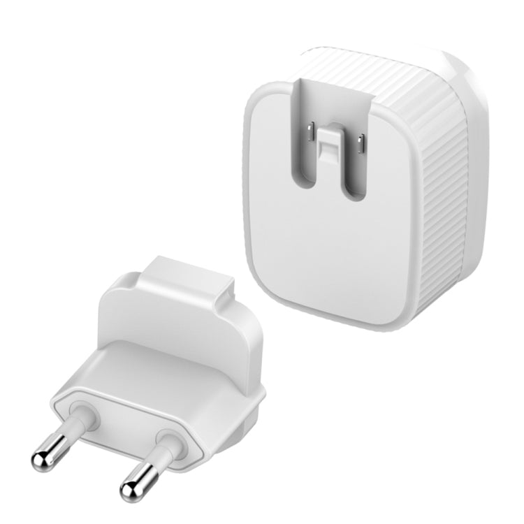หัวชาร์จคู่ USB 2.4A LDNIO A201 ที่ชาร์จเดินทาง ชาร์จตรง อะแดปเตอร์โทรศัพท์มือถือ พร้อมสายข้อมูล Micro USB, Micro USB