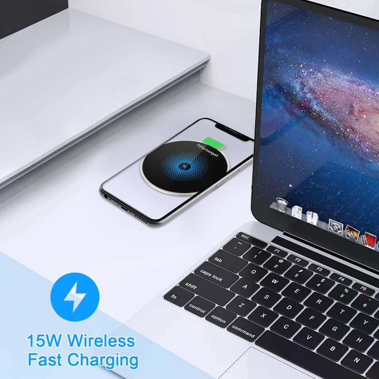 แท่นชาร์จไร้สายฝังในโต๊ะ S50 15W แบบบางพิเศษ