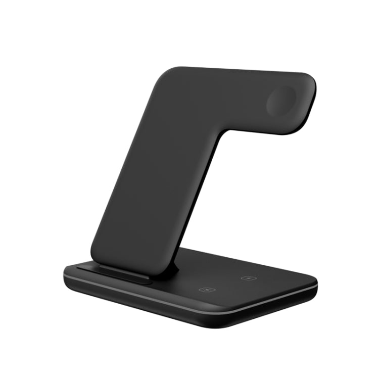 แท่นชาร์จไร้สายแม่เหล็กตั้งฉาก Z5A QI สำหรับโทรศัพท์มือถือ, Apple Watch, AirPods / Samsung Galaxy Buds / Huawei Free Buds พร้อมไฟวงแหวนสัมผัส, Z5A