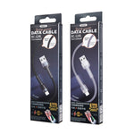 REMAX RC-124i สายชาร์จข้อมูลเร็ว USB เป็น 8 พิน ถักอลูมิเนียมอัลลอยด์ ยาว 1 เมตร 2.4A สำหรับ iPhone, iPad, 8 พิน