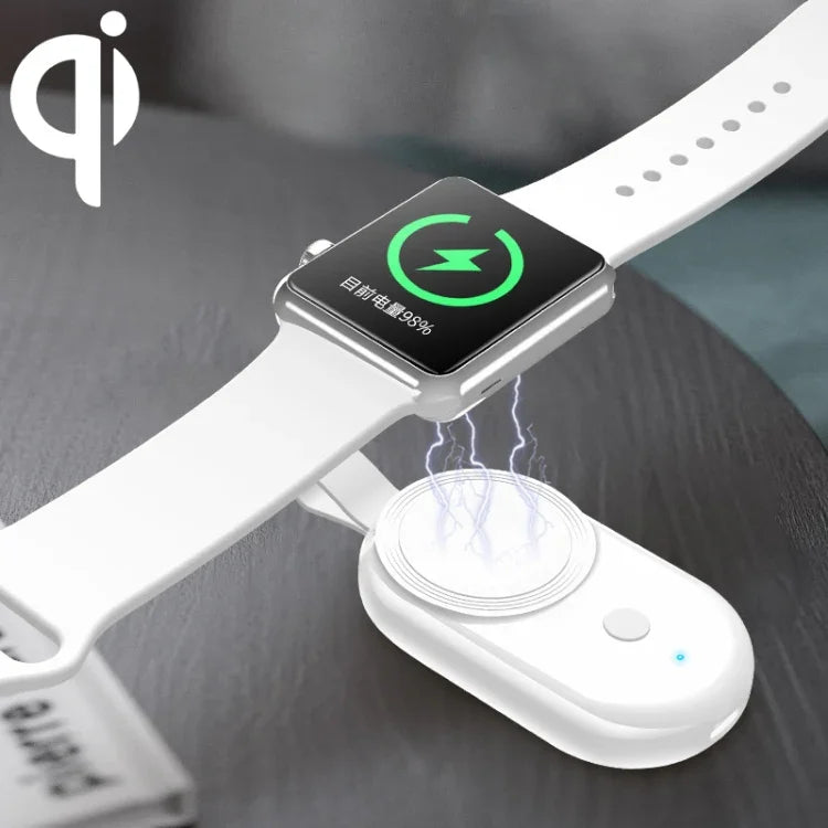 เครื่องชาร์จพกพาแบบแม่เหล็กไร้สาย 848 Universal สำหรับ Apple Watch Series 6 / 5 / SE / 4 / 3 / 2 / 1