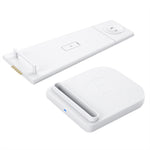 HQ-UD21 3 in 1 Folding Mobile Phone Watch Multi-Function Charging Stand Wireless Charger for iPhones & Apple Watch & Airpods, HQ-UD21
