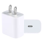 ที่ชาร์จเดินทาง PD 20W ช่อง USB-C / Type-C เดี่ยว, ปลั๊ก US, 20W ปลั๊ก US