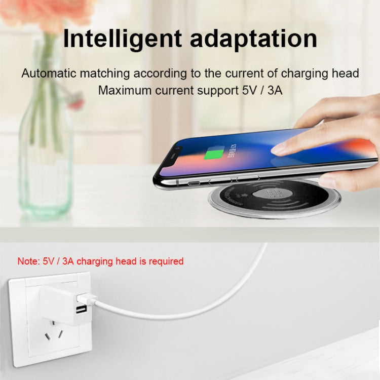 แท่นชาร์จไร้สายฝังในโต๊ะ KP-ZMC พร้อมสายเชื่อมต่อ PD+USB ยาว 1.2 เมตร