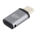 อะแดปเตอร์ชาร์จ USB-C / Type-C ตัวผู้ เป็น 8 พิน ตัวเมีย รองรับการส่งข้อมูล, 8 พิน ตัวเมีย
