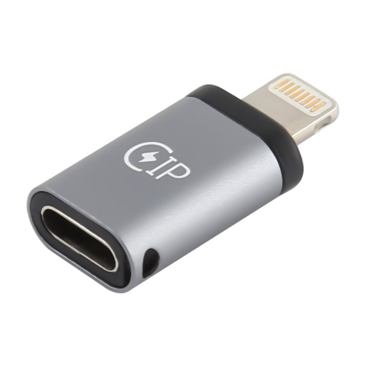 อะแดปเตอร์ชาร์จ 8 พิน ตัวผู้ เป็น USB-C / Type-C ตัวเมีย รองรับการส่งข้อมูล, 8 พิน ตัวผู้