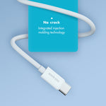 ROCK Space Z19 สายชาร์จข้อมูล TPE USB-C / Type-C เป็น 8 พิน ชาร์จเร็ว PD 20W 3A ความยาวสาย: 1 เมตร, Z19