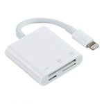 NK-101Y Pro อะแดปเตอร์อ่านกล้อง 3 in 1 8 พิน เป็น 8 พิน + SD + TF