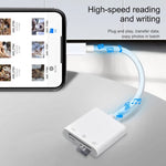 NK-101Y Pro อะแดปเตอร์อ่านกล้อง 3 in 1 8 พิน เป็น 8 พิน + SD + TF