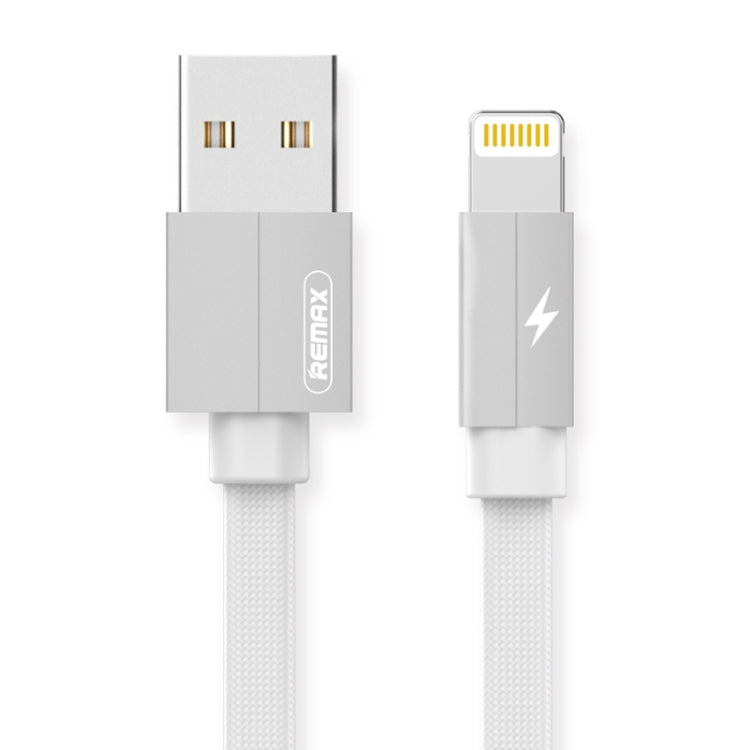 REMAX RC-094i สายชาร์จข้อมูลชาร์จเร็ว 2 เมตร 2.4A USB เป็น 8 พิน ถักอลูมิเนียมอัลลอยด์, 8 พิน