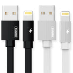REMAX RC-094i สายชาร์จข้อมูลชาร์จเร็ว 2 เมตร 2.4A USB เป็น 8 พิน ถักอลูมิเนียมอัลลอยด์, 8 พิน