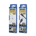 REMAX RC-138i สายชาร์จข้อมูลชาร์จเร็ว 2.4A USB เป็น 8 พิน Suji Pro ความยาวสาย 1 เมตร, 8 พิน