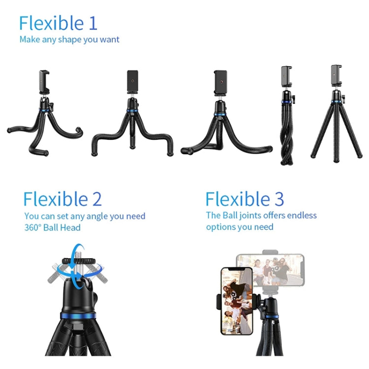 ขาตั้งกล้องปลาหมึกอเนกประสงค์ APEXEL รุ่น APL-JJ10 สำหรับกล้องมือถือ SLR กีฬา และถ่ายทอดสด