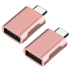 อะแดปเตอร์ SBT-158 ชาย USB-C / Type-C เป็น หญิง USB 3.0 อัลลอยด์สังกะสี 2 ชิ้น, SBT-158 สีดำ, SBT-158 สีทอง, SBT-158 สีโรสโกลด์, SBT-158 สีเงิน