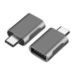 อะแดปเตอร์ SBT-158 ชาย USB-C / Type-C เป็น หญิง USB 3.0 อัลลอยด์สังกะสี 2 ชิ้น, SBT-158 สีดำ, SBT-158 สีทอง, SBT-158 สีโรสโกลด์, SBT-158 สีเงิน