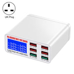 WLX-896+ ที่ชาร์จ USB อัจฉริยะแสดงผลดิจิทัลมัลติฟังก์ชัน 6 in 1, WLX-896+(ปลั๊ก AU), WLX-896+(ปลั๊ก EU), WLX-896+(ปลั๊ก UK), WLX-896+(ปลั๊ก US)