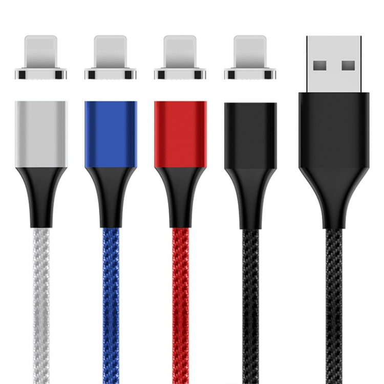 สายข้อมูลแม่เหล็กถักไนลอน M11 5A USB เป็น 8 Pin ความยาวสาย: 2 เมตร