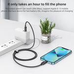 REMAX RC-128i สายชาร์จข้อมูลถักชาร์จเร็ว 20W Type-C / USB-C เป็น 8 พิน พร้อมจอแสดงผลดิจิทัลอัจฉริยะ อัลลอยด์สังกะสี ความยาว 1.2 เมตร