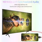 สายแปลงวิดีโอ MiraScreen L7-8 3 in 1 8 พิน + Micro USB + USB-C / Type-C เป็น HDMI ความยาวสาย: 2 ม. 3 in 1 HDMI