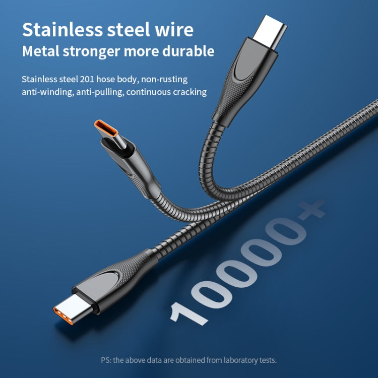 ADC-009 สายชาร์จข้อมูลชาร์จเร็วสายยางอัลลอยด์สังกะสี USB เป็น 8 พิน ความยาวสาย 1 เมตร, USB เป็น 8 พิน