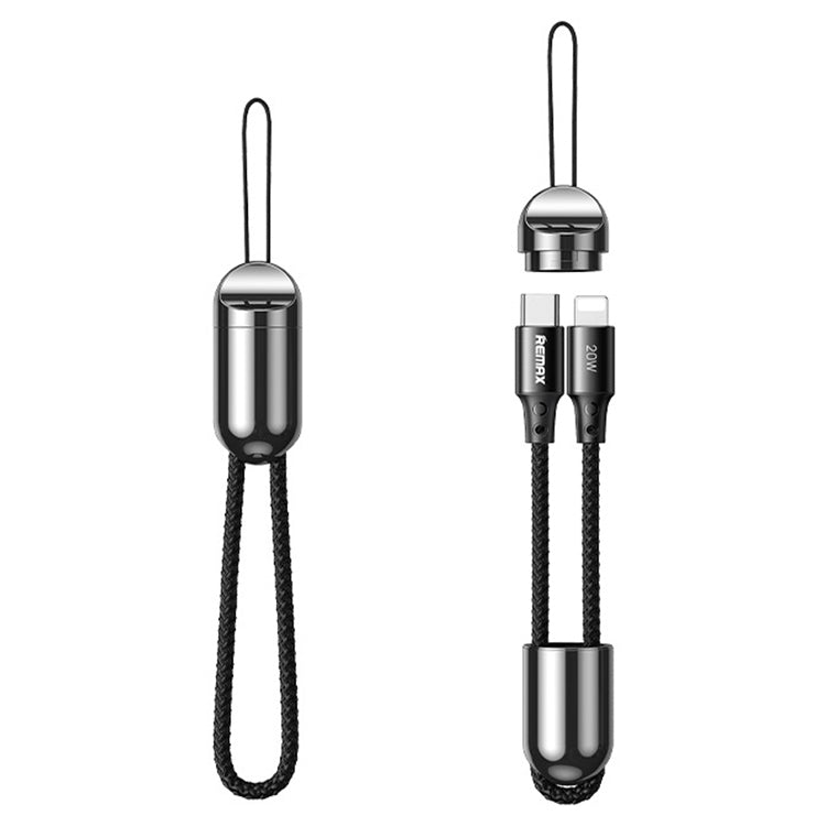 สายชาร์จพกพา REMAX RC-140i Thor Series PD 20W USB-C / Type-C เป็น 8 Pin พร้อมสายคล้อง ความยาวสาย 1.2 ม., USB-C / Type-C เป็น 8 Pin